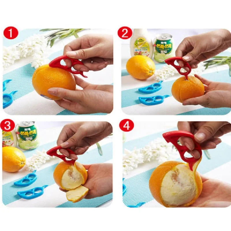 Mouse Shape Lemons Orange Citrus Opener Peeler Remover Slicer Cutter Quickly Stripping Kitchen Tool eprolo