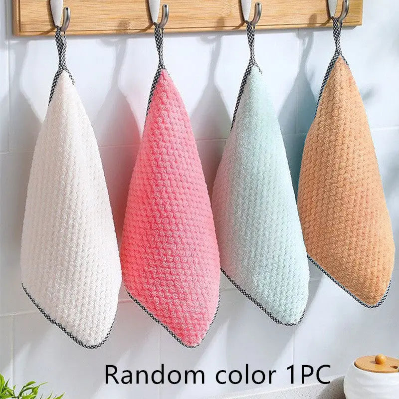 Kitchen Non-stick Oil Thickened Absorbent Rag Dish Towel El Pazar