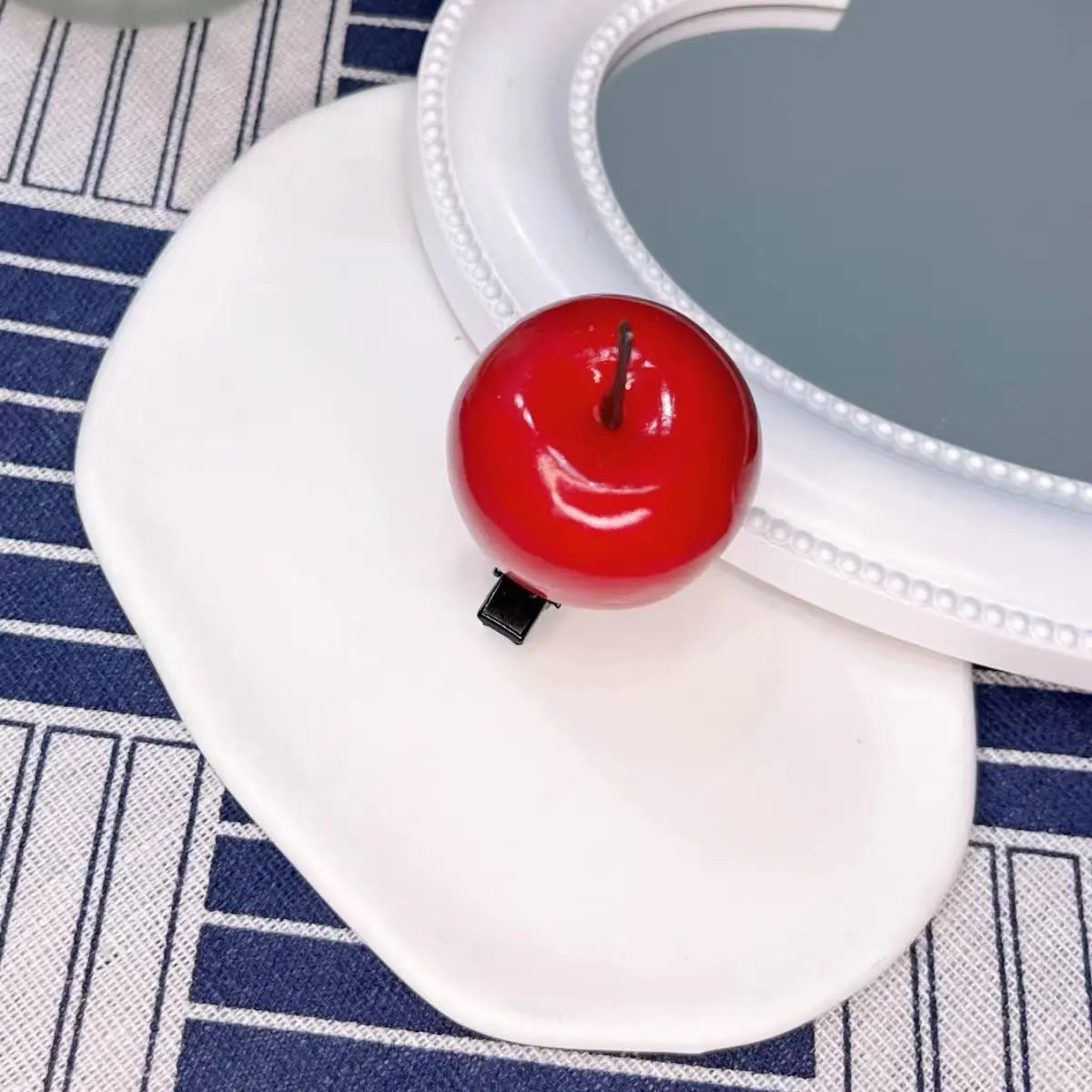 Korean Summer Emulational Fruit Orange Food Barrettes El Pazar