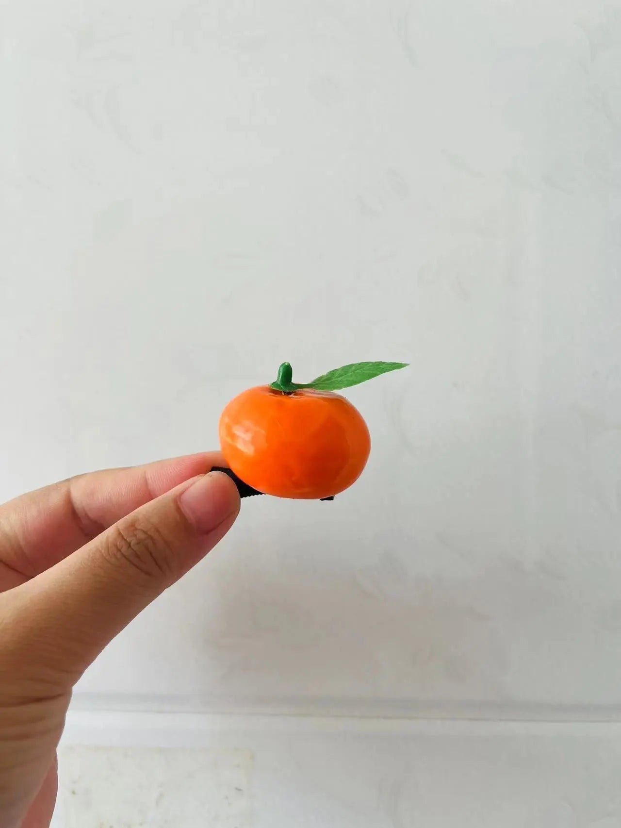 Korean Summer Emulational Fruit Orange Food Barrettes El Pazar