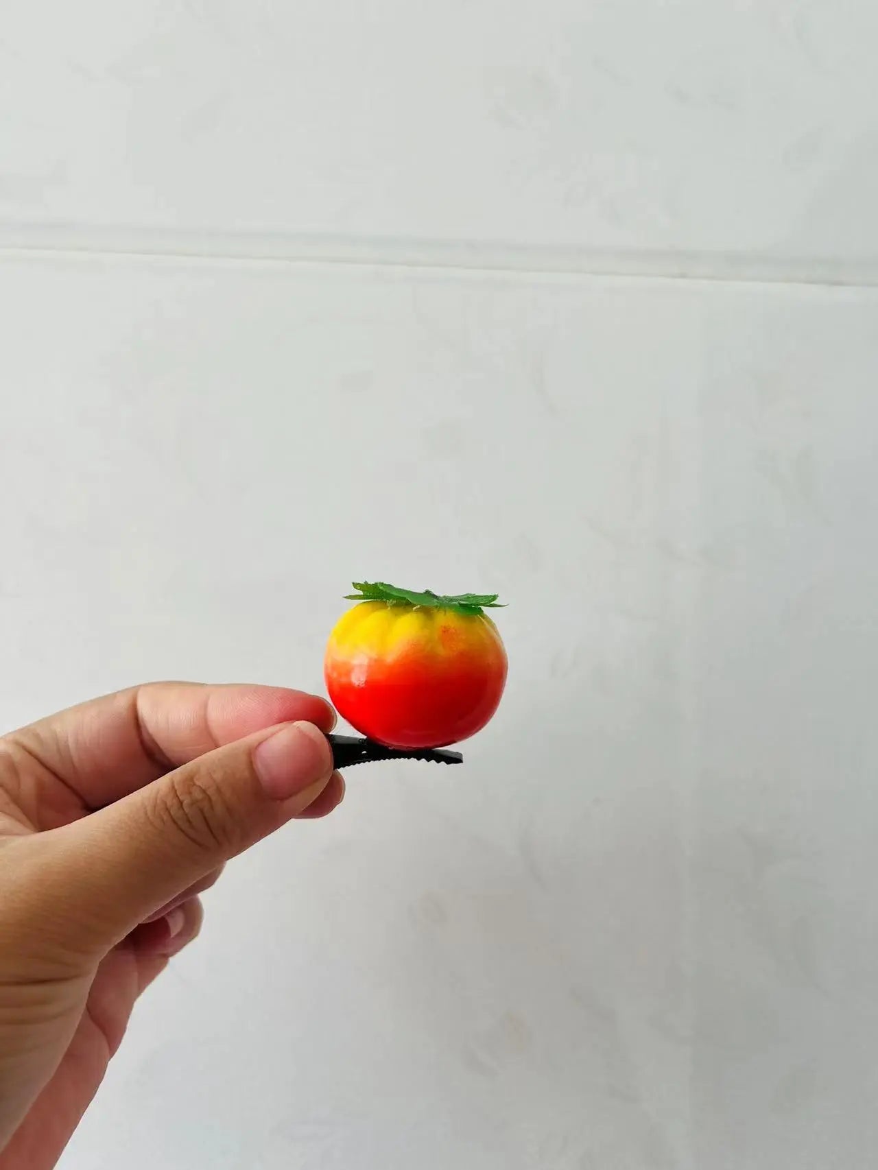 Korean Summer Emulational Fruit Orange Food Barrettes El Pazar