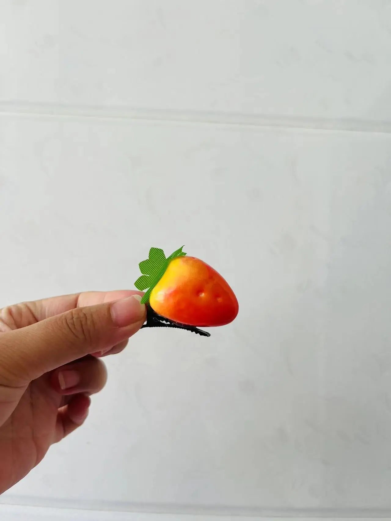 Korean Summer Emulational Fruit Orange Food Barrettes El Pazar