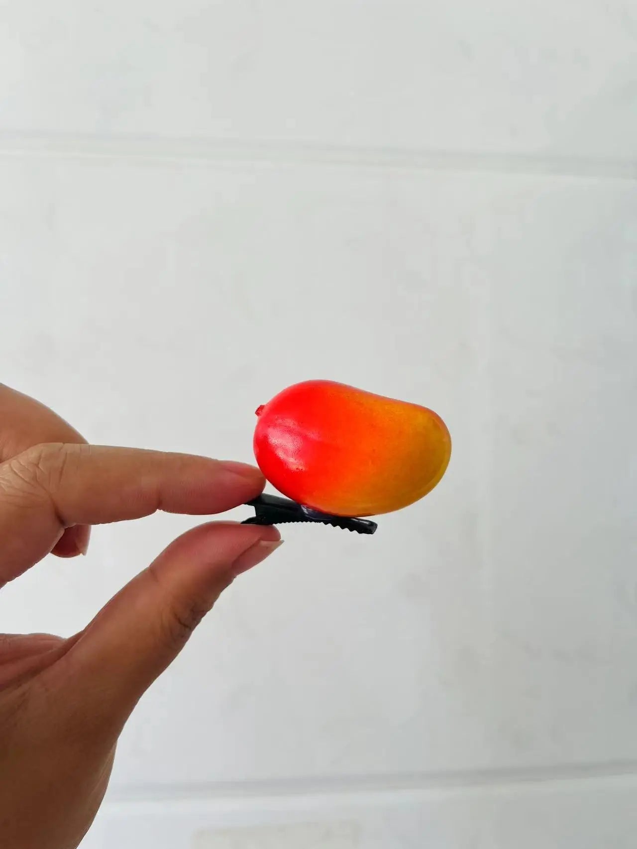 Korean Summer Emulational Fruit Orange Food Barrettes El Pazar