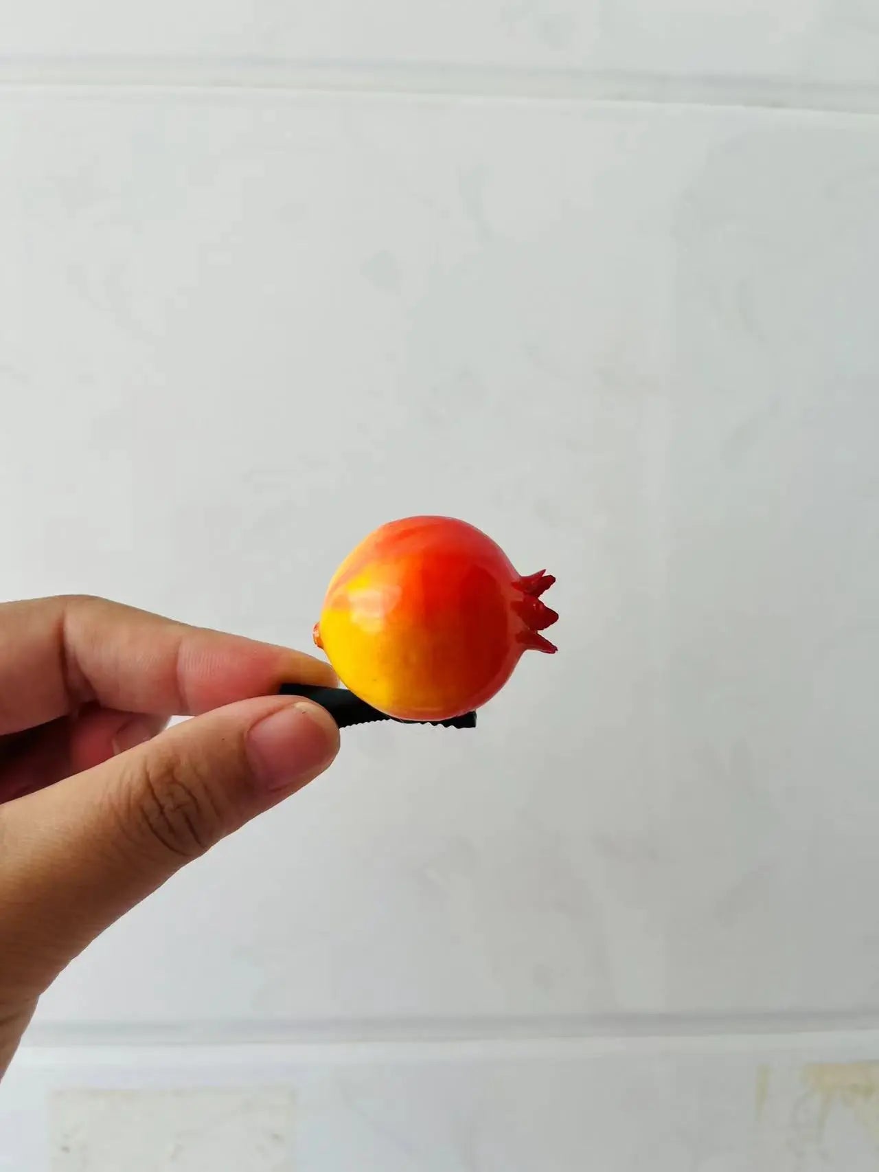 Korean Summer Emulational Fruit Orange Food Barrettes El Pazar