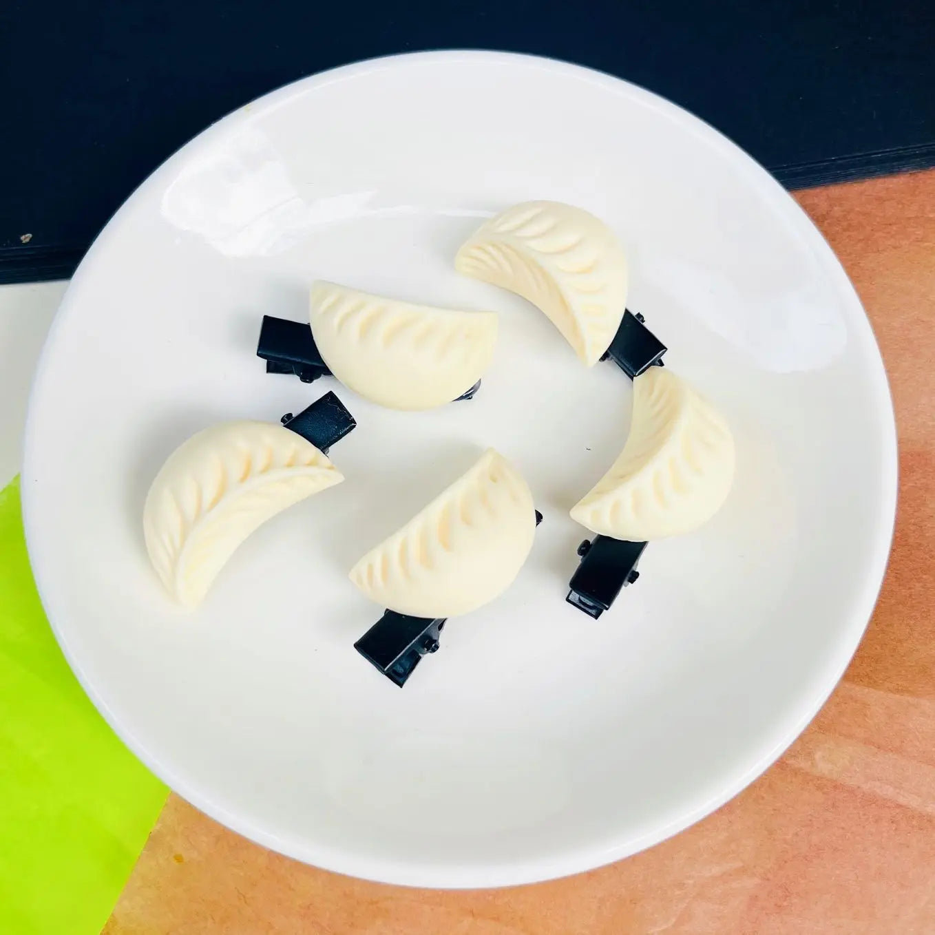 Korean Summer Emulational Fruit Orange Food Barrettes El Pazar