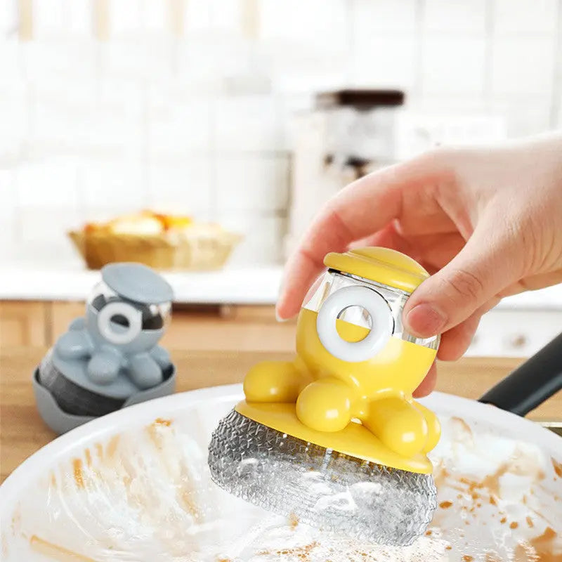 Octopus Pot Brush Self Adding Liquid Kitchen Tools Gadgets Cleaner El Pazar