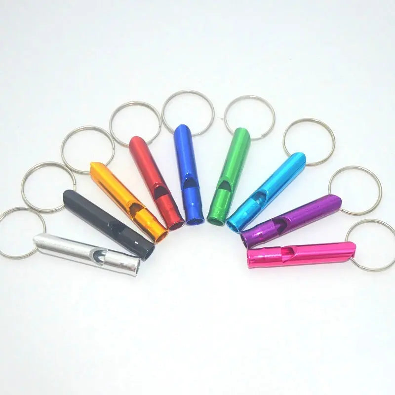 Outdoor Portable And Simple Aluminum Alloy Rescuing Whistle El Pazar