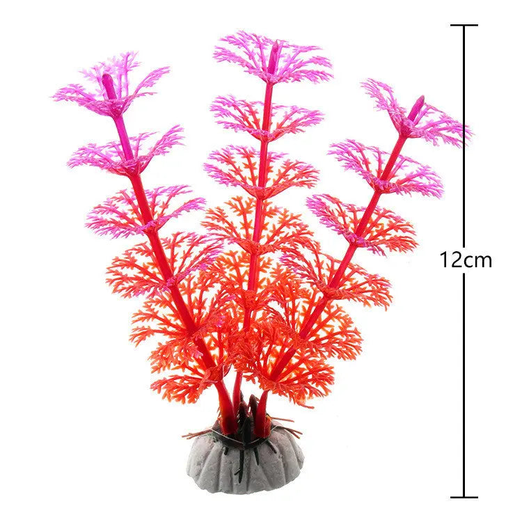 Plastic Simulation Of Fish Tank Landscaping Decoration El Pazar