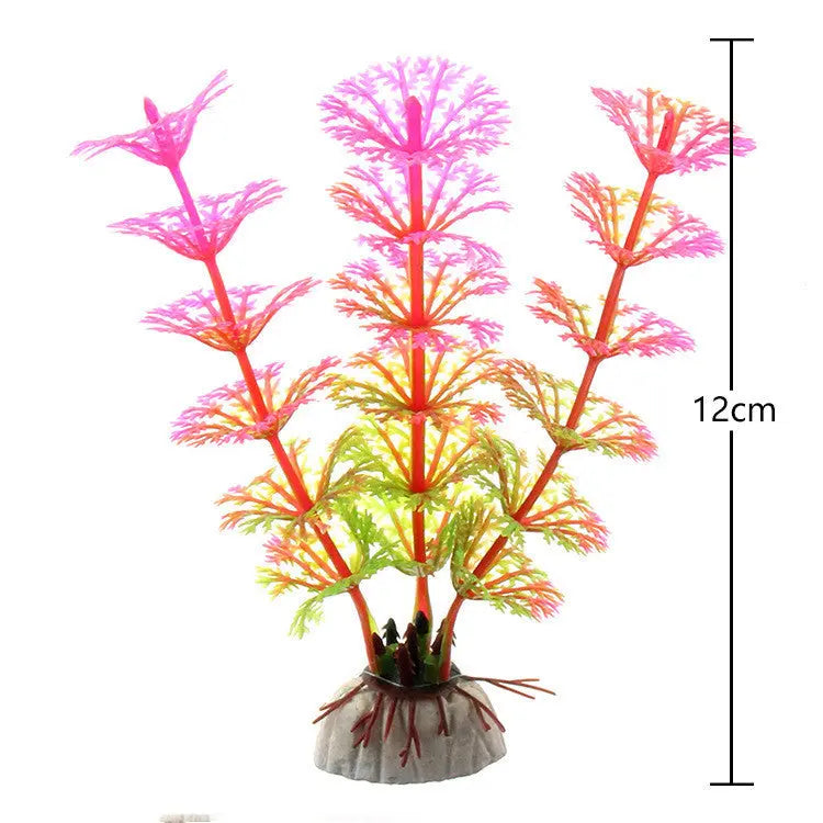 Plastic Simulation Of Fish Tank Landscaping Decoration El Pazar