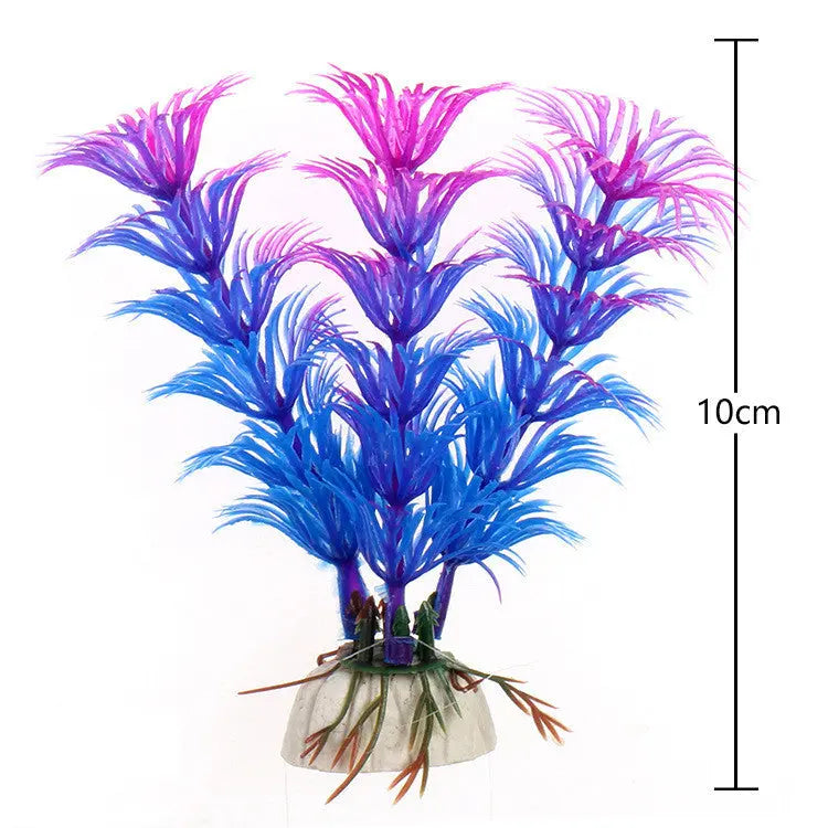 Plastic Simulation Of Fish Tank Landscaping Decoration El Pazar