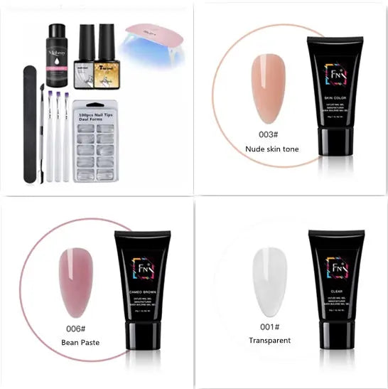 Polygel Nail Kit El Pazar
