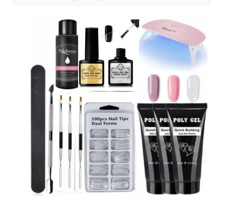 Polygel Nail Kit El Pazar