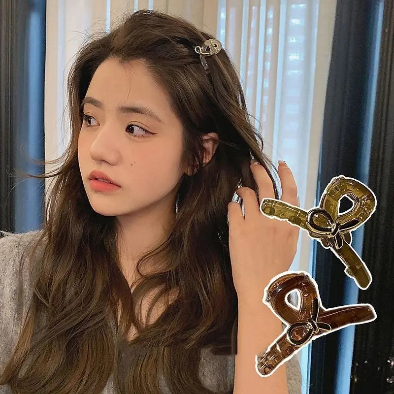 Princess Hairstyle Bangs Cropped Hair Clip Eight-character Grip Female Forehead El Pazar