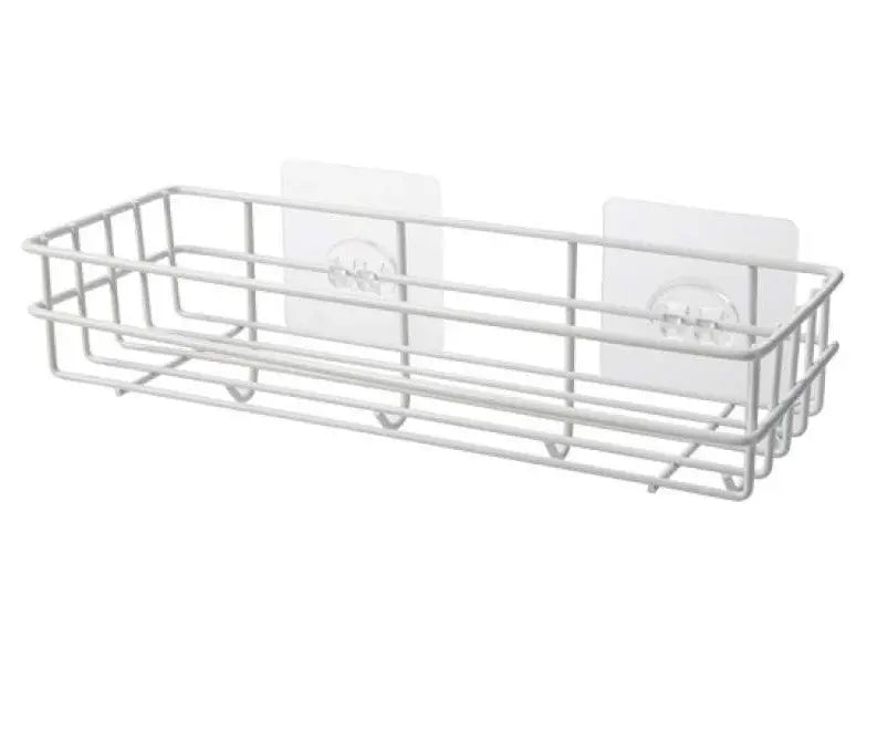 Punch-free Wall Bathroom Storage Rack Kitchen Corner Shelf Household Tripod El Pazar