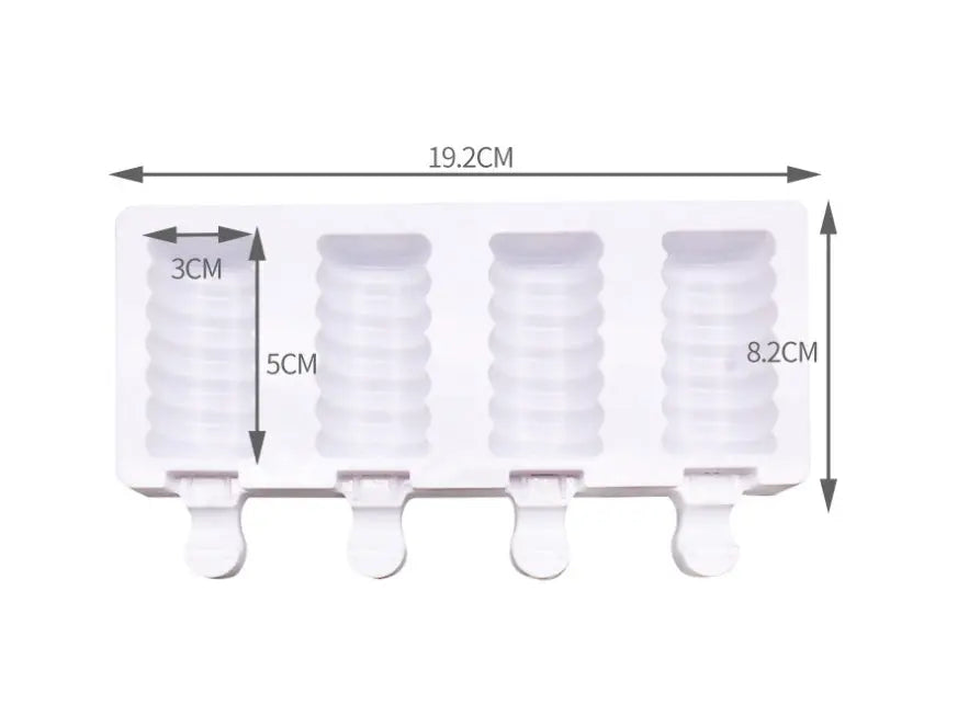 Silicone Ice Cream Mold 4 With Popsicle Ice Cream Mold Diy Hot Selling Home Kitchen El Pazar
