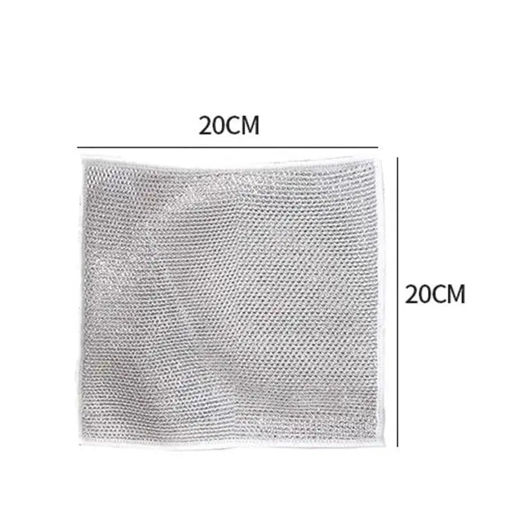 Silver Silk Rag Double-sided Kitchen Magic Dishcloth El Pazar