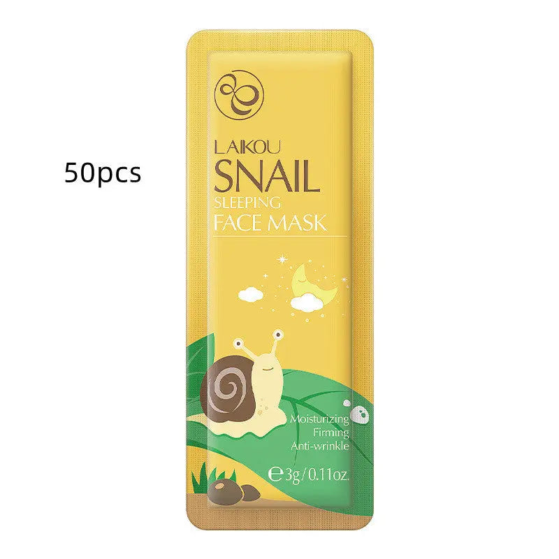 Snail Sleeping Mask Bag Packed No-rinse 3g Single Sheet El Pazar