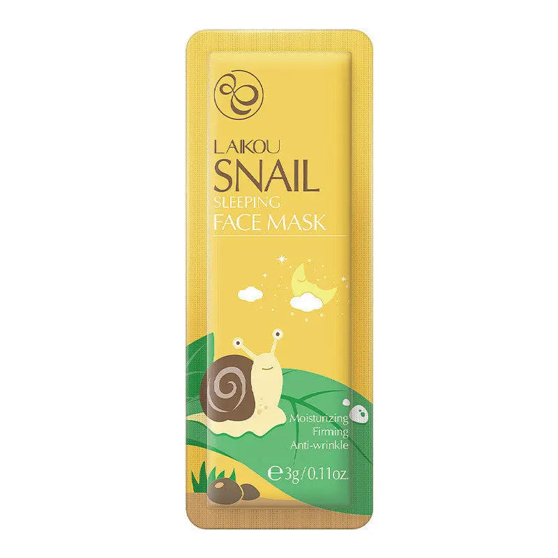 Snail Sleeping Mask Bag Packed No-rinse 3g Single Sheet El Pazar