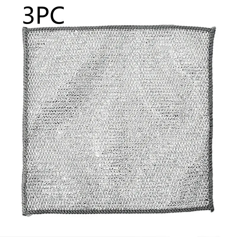 Steel Wire Ball Cloth Kitchen Cleaning Dishcloth El Pazar