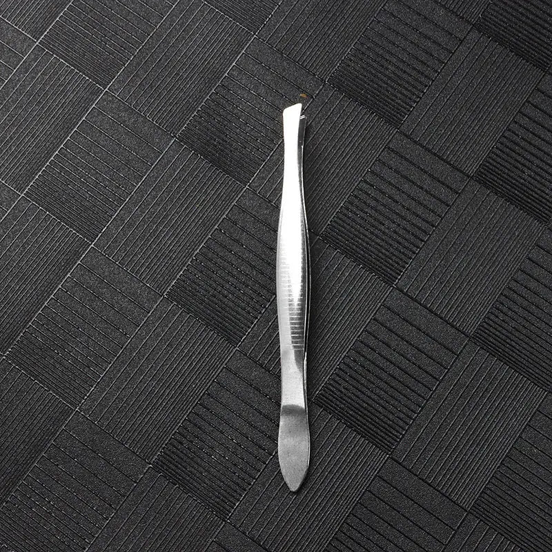 Unembroidered Steel Eyebrow Clip Tweezers Pluck Pliers El Pazar