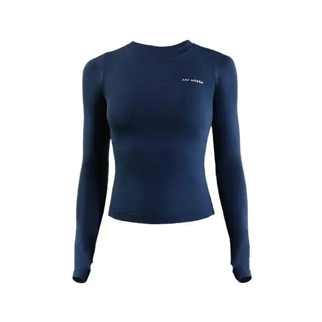 Women's Long Sleeve Top Yoga Shirts, Slim, Circle Neck El Pazar