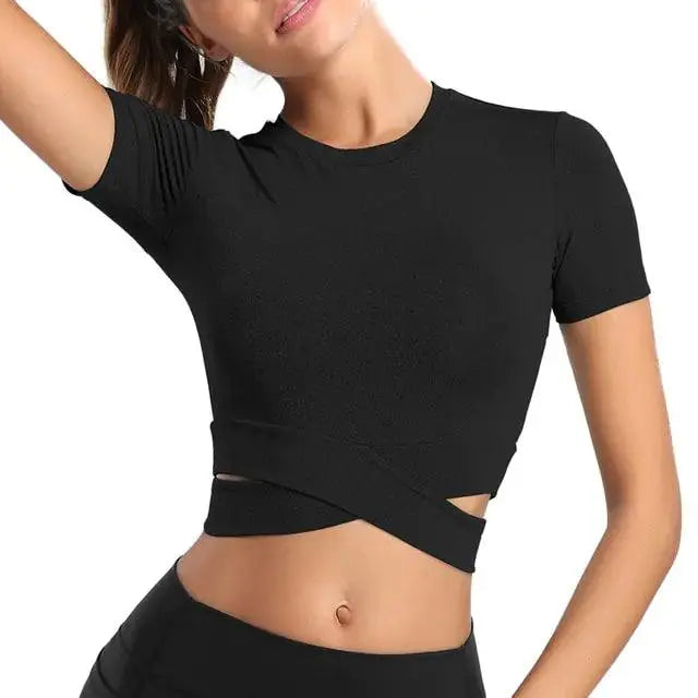 Women's Long Sleeve Top Yoga Shirts, Slim, Circle Neck El Pazar