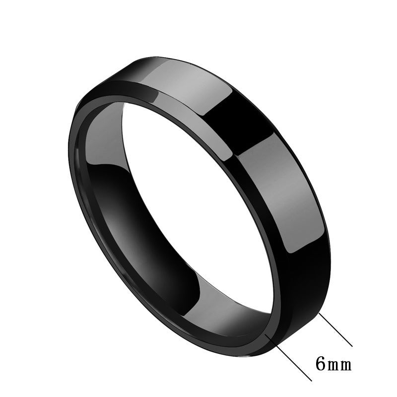 Niche Rings For Men And Women Stainless Steel Couple Rings El Pazar