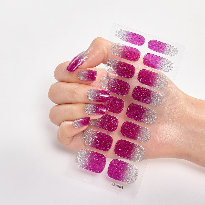Amazon Sources 16 Small Stickers Gradient Onion Powder Nail Stickers El Pazar