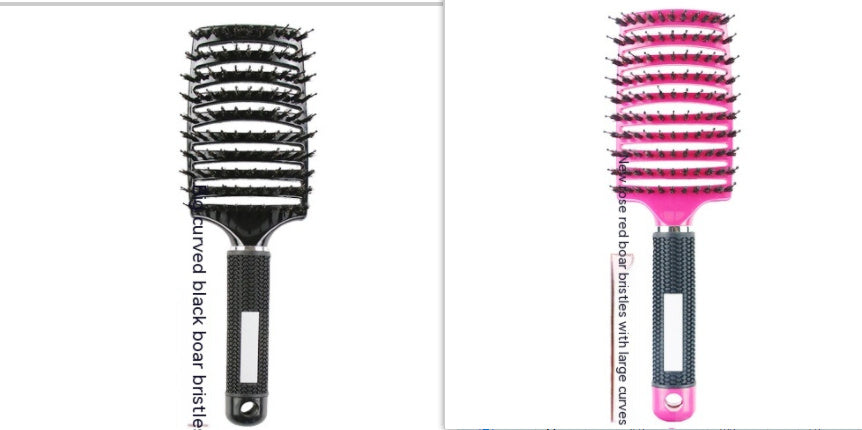 Big Curved Comb Bristle Massage Comb Eight Claws El Pazar