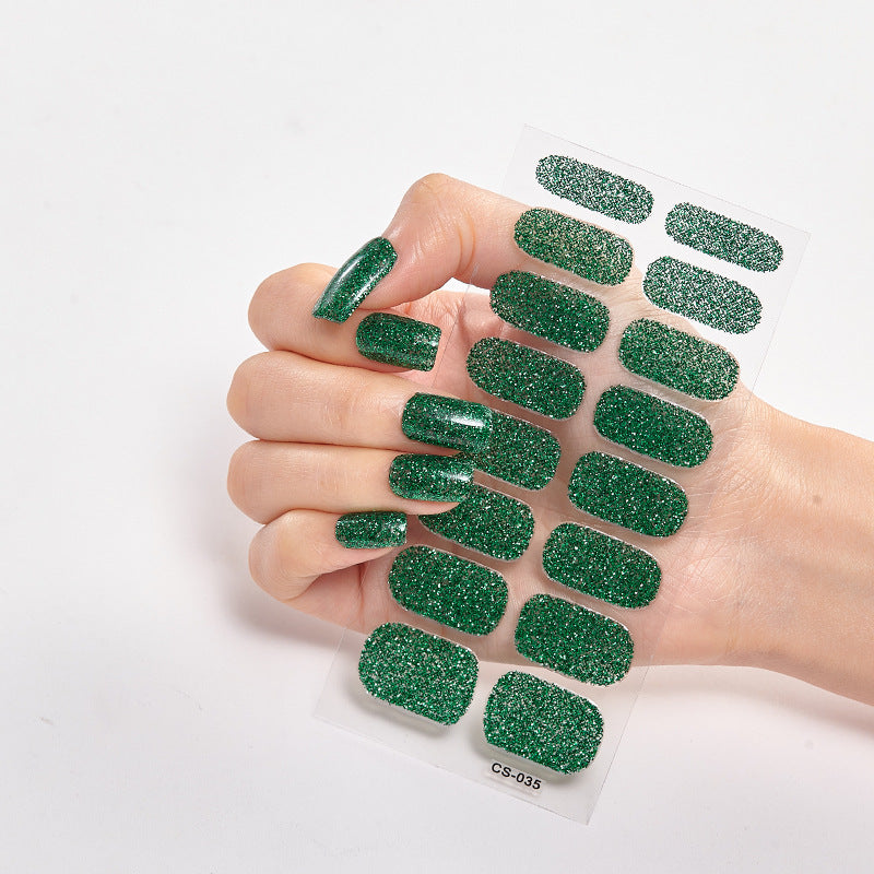 Amazon Sources 16 Small Stickers Gradient Onion Powder Nail Stickers El Pazar