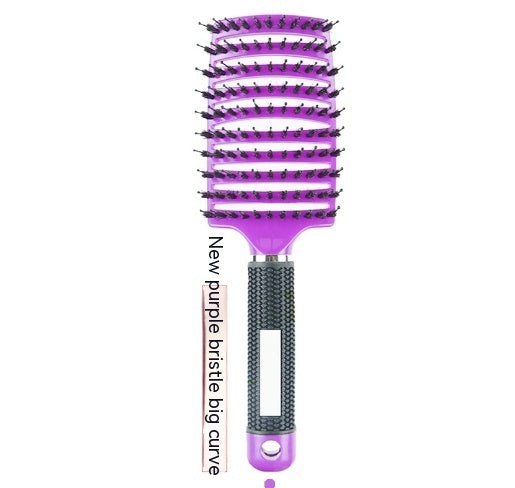 Big Curved Comb Bristle Massage Comb Eight Claws El Pazar