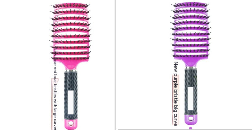 Big Curved Comb Bristle Massage Comb Eight Claws El Pazar