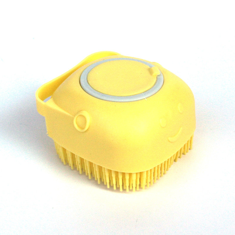 Silicone Dog Bath Massage Gloves Brush Pet Cat Bathroom Cleaning Tool Comb Brush For Dog Can Pour Shampoo Dog Grooming Supplies El Pazar