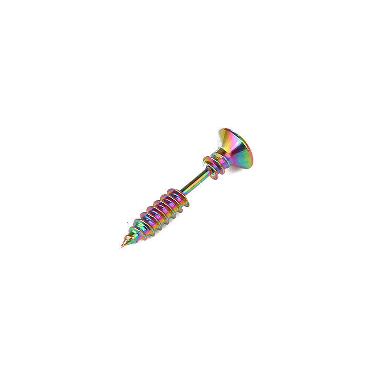 Not Easy To Be Allergic To Titanium Steel Piercing Ear Studs El Pazar
