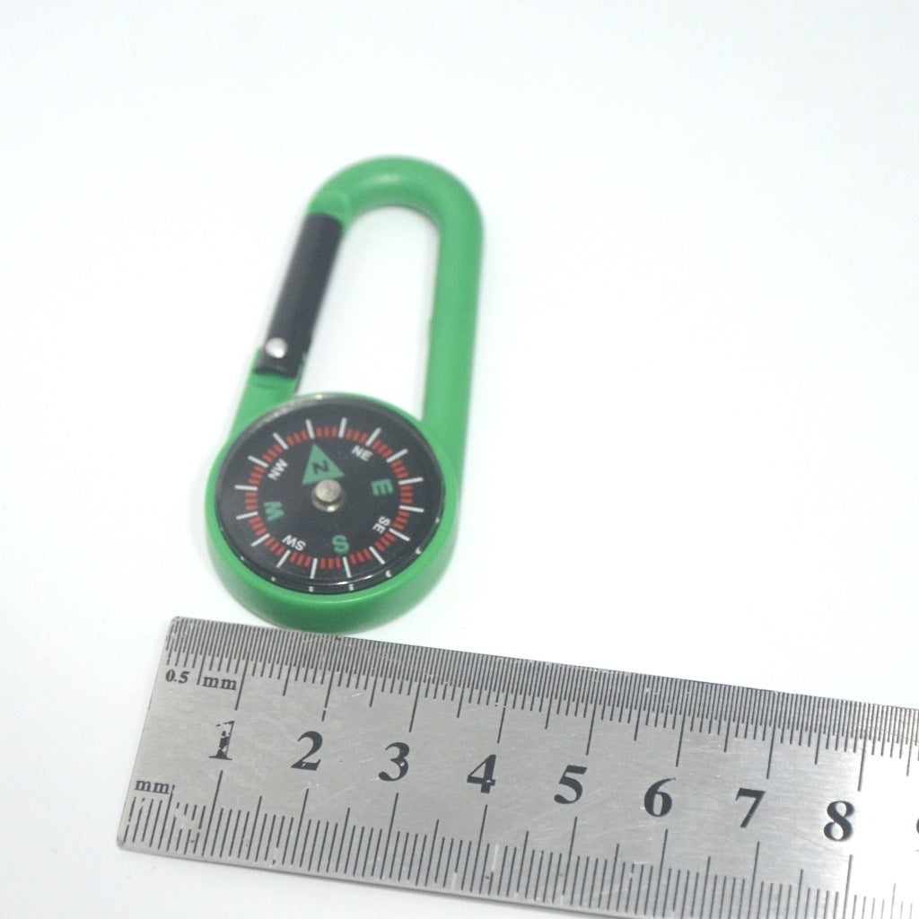 Outdoor Plastic Climbing Button Carabiner Compass El Pazar