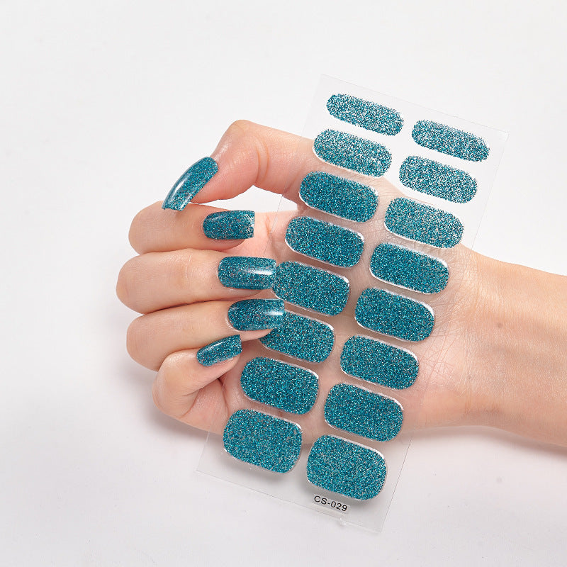 Amazon Sources 16 Small Stickers Gradient Onion Powder Nail Stickers El Pazar