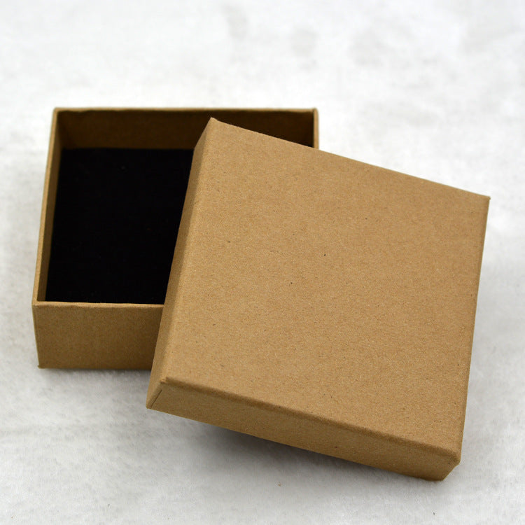 Jewelry Box Earring Packaging Box Kraft Paper El Pazar