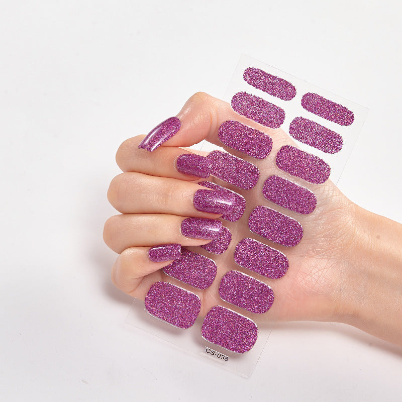 Amazon Sources 16 Small Stickers Gradient Onion Powder Nail Stickers El Pazar