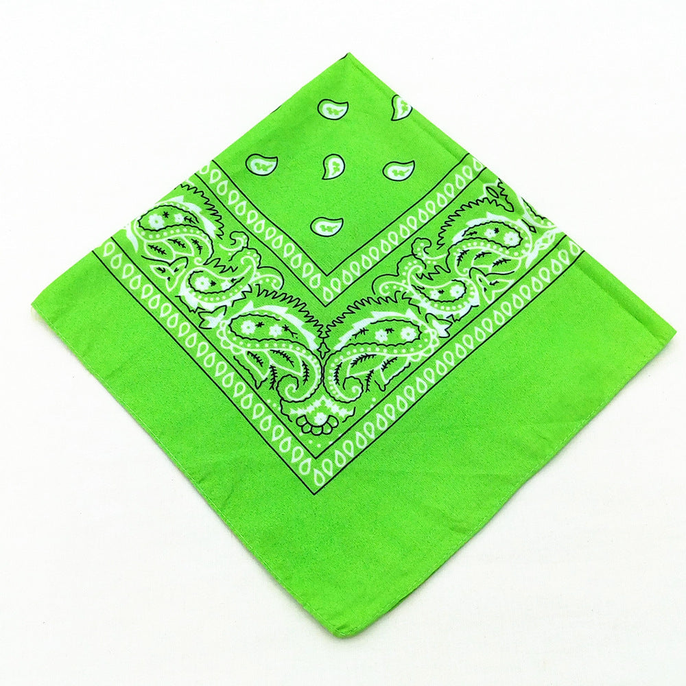 55 cm Polyester Turban Cashew Square Scarf El Pazar