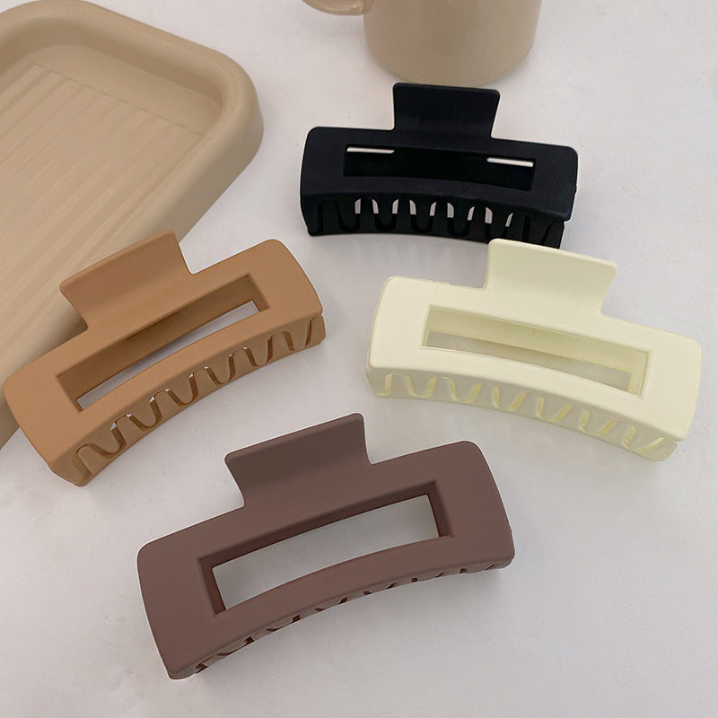Women's Simple And Versatile Solid Color Grip Clip El Pazar