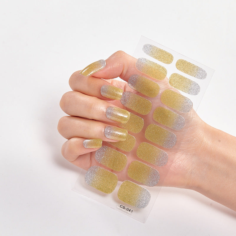 Amazon Sources 16 Small Stickers Gradient Onion Powder Nail Stickers El Pazar