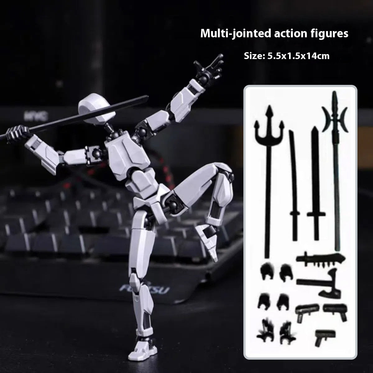 Updated And Hot-sale Multi-Jointed Movable Shapeshift Robot 3D Printed Mannequin Dummy Action Model Doll Toy Kid Gift El Pazar