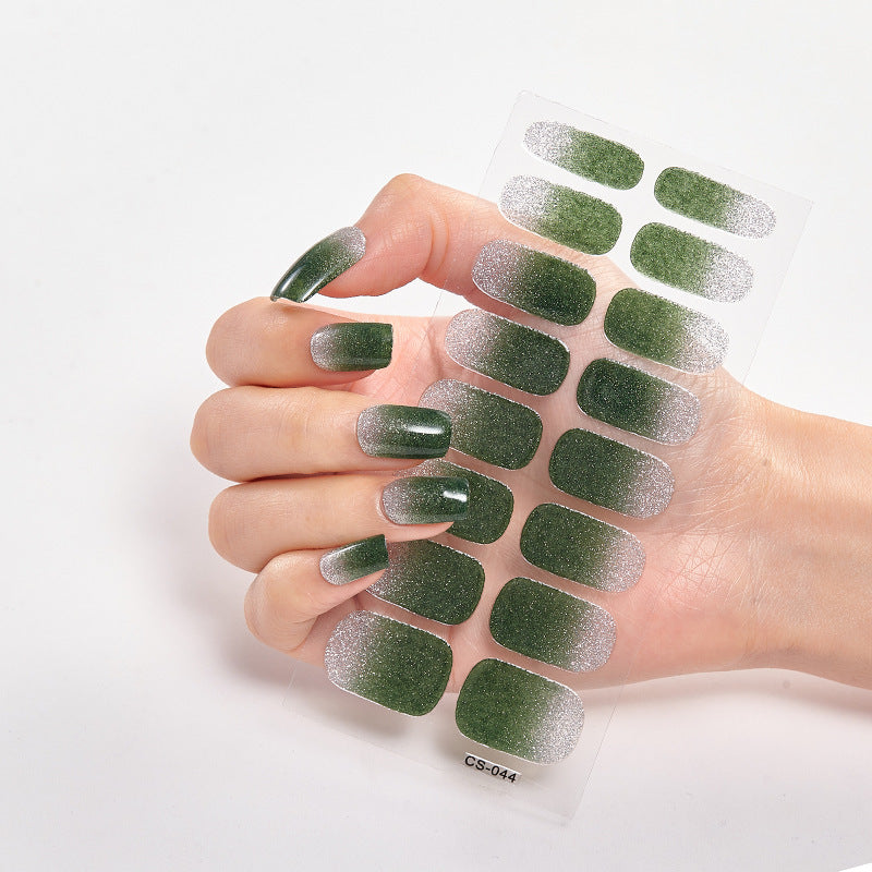 Amazon Sources 16 Small Stickers Gradient Onion Powder Nail Stickers El Pazar
