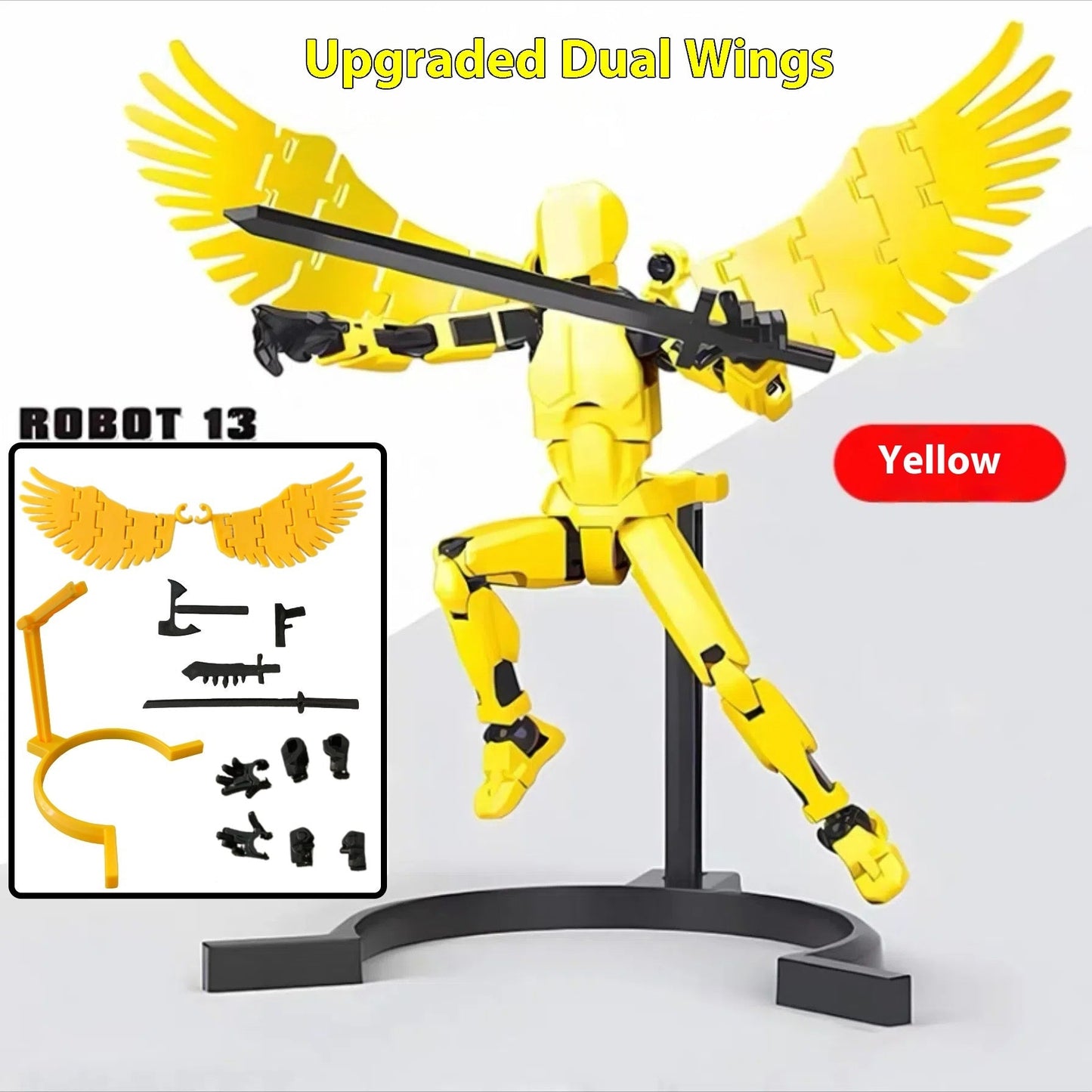 Updated And Hot-sale Multi-Jointed Movable Shapeshift Robot 3D Printed Mannequin Dummy Action Model Doll Toy Kid Gift El Pazar