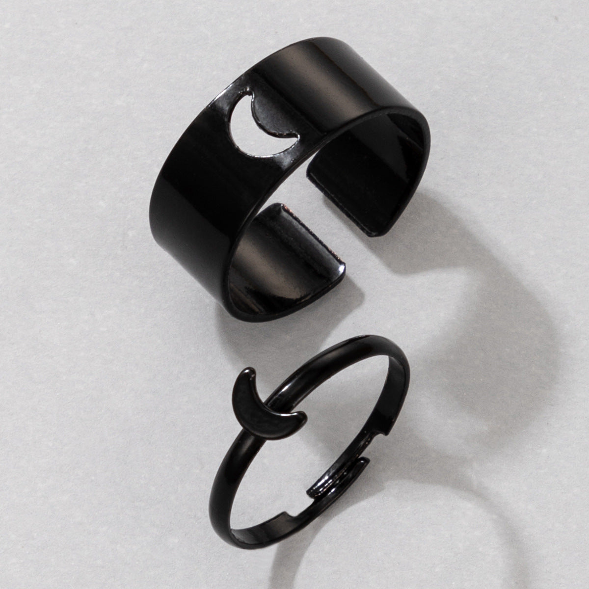 Butterfly Ring Set Creative Hollow Ins Personality Punk Style Couple Ring Pair Ring El Pazar