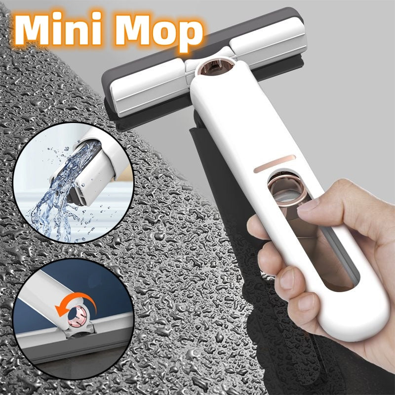 Mini Mops Floor Cleaning Sponge Squeeze Mop Household Cleaning Tools Home Car Portable Wiper Glass Screen Desk Cleaner Mop El Pazar