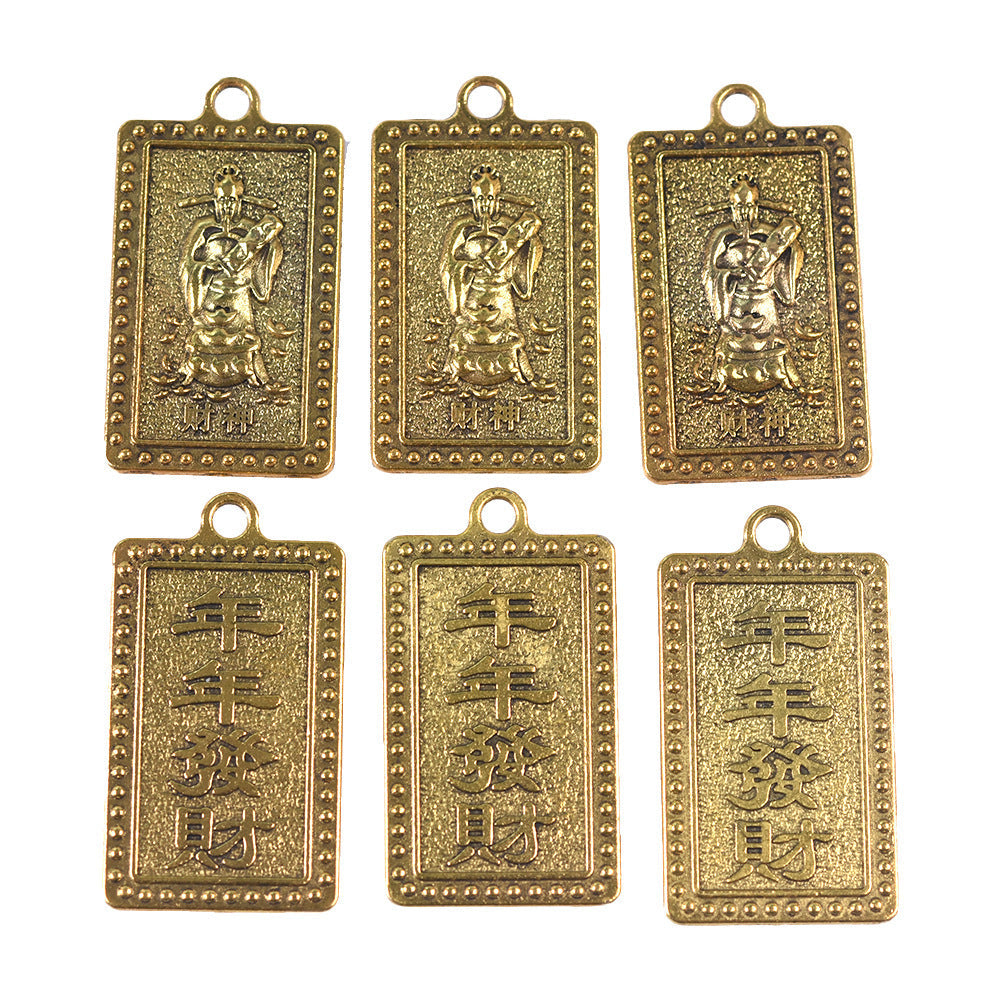 Jinbao God Of Wealth Alloy Pendant El Pazar