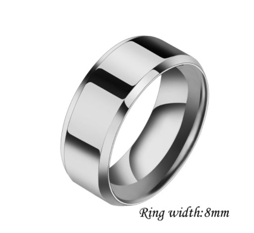 Niche Rings For Men And Women Stainless Steel Couple Rings El Pazar