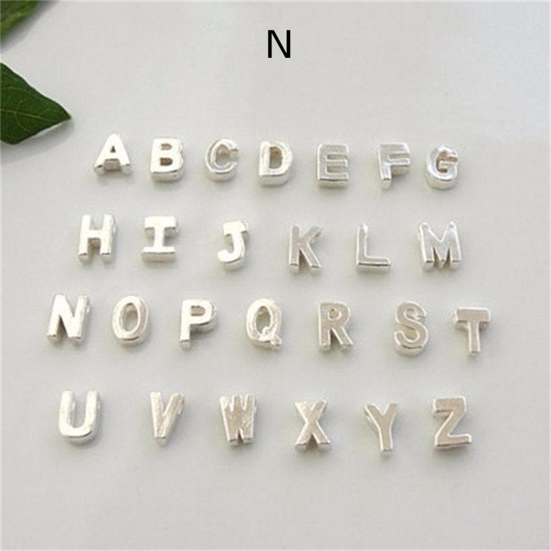 Peach Heart Shaped Letter Necklace Clavicle Chain Necklace El Pazar