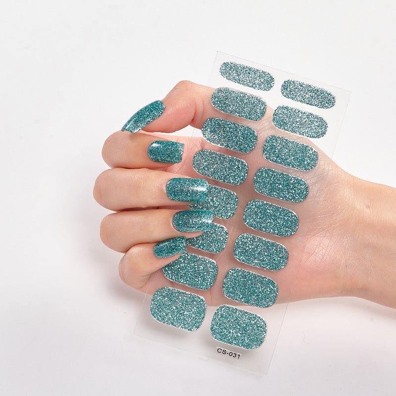 Amazon Sources 16 Small Stickers Gradient Onion Powder Nail Stickers El Pazar